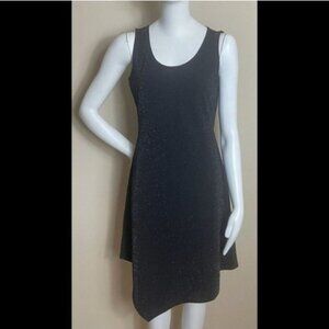 NWOT White House Black Market Asymmetrical Hem Stretch Shimmer Dress